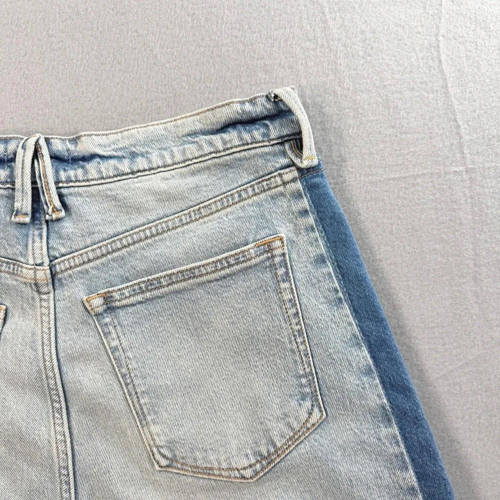 Good American Good Standard Barrel Jeans Women's 6/28 Indigo